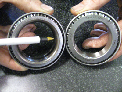 Cayman bearing tip