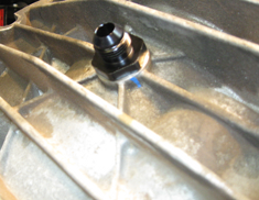 cayman gearbox oiling system fitting